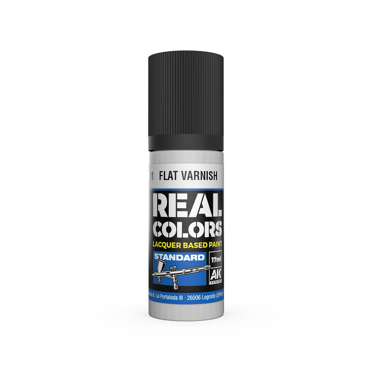 RC801 - REAL COLORS PAINTS - FLAT VARNISH 17ML
