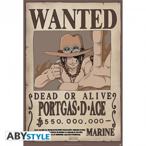 ABYDCO410 - ONE PIECE - POSTER WANTED ACE 91,5x61CM