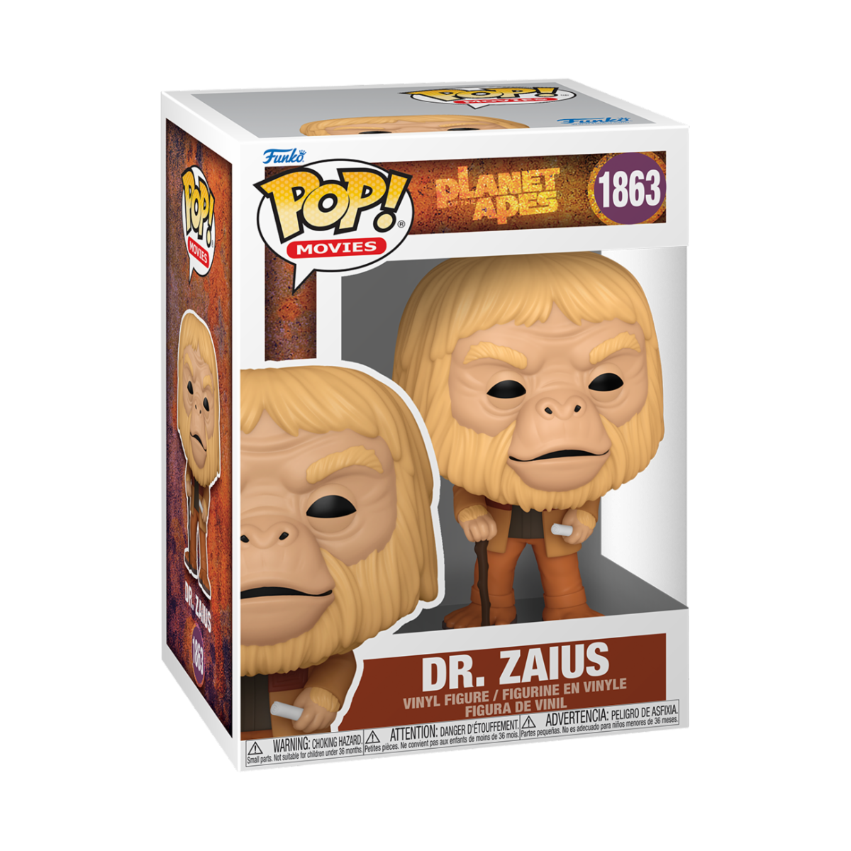 PLANET OF THE APES - POP FUNKO VINYL FIGURE 1863 DR ZAIUS 9CM