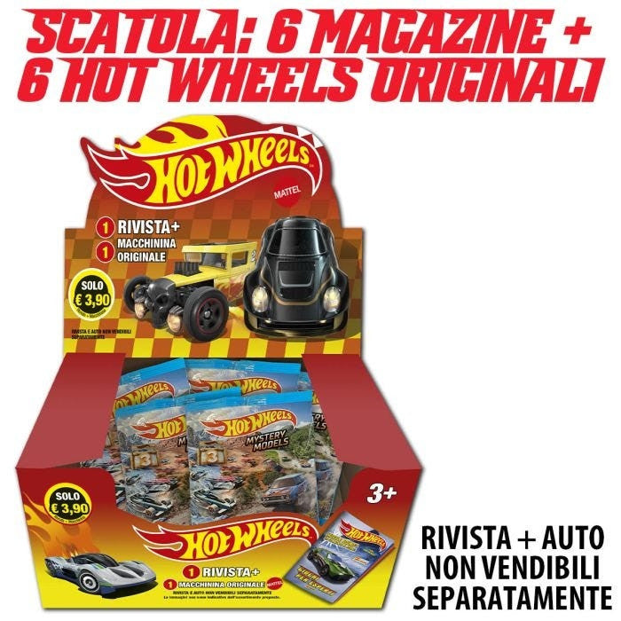 HOT WHEELS MAGAZINE BOX 14
