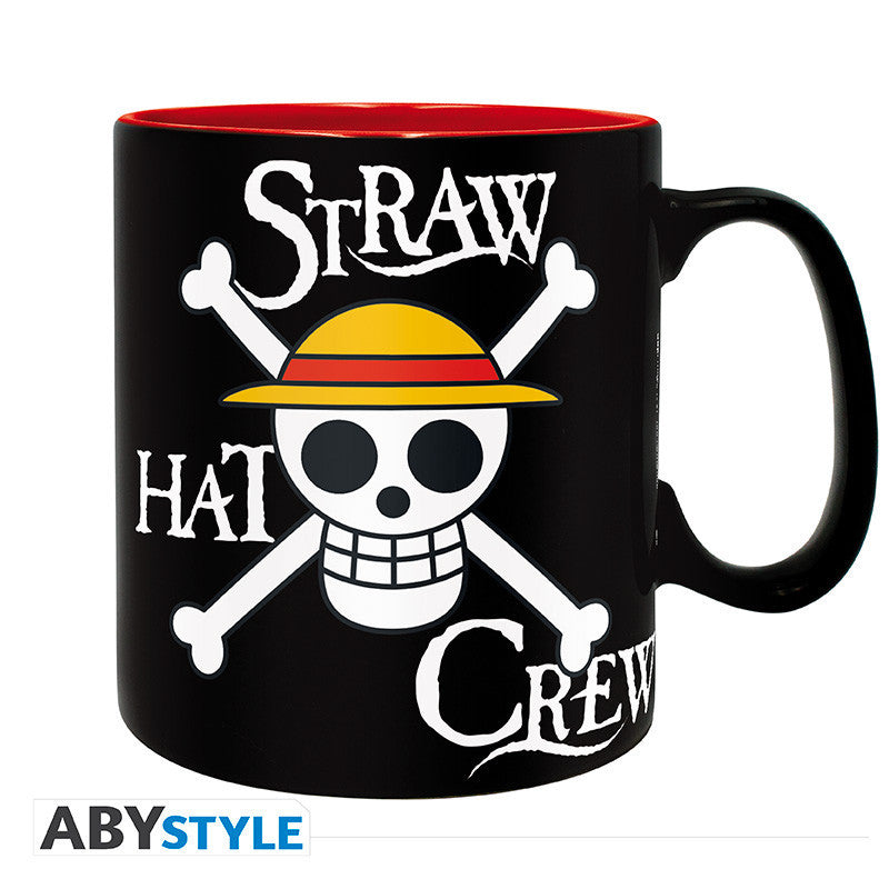 ABYMUGA451 - ONE PIECE - TAZZA 460ML - LUFFY & SKULL