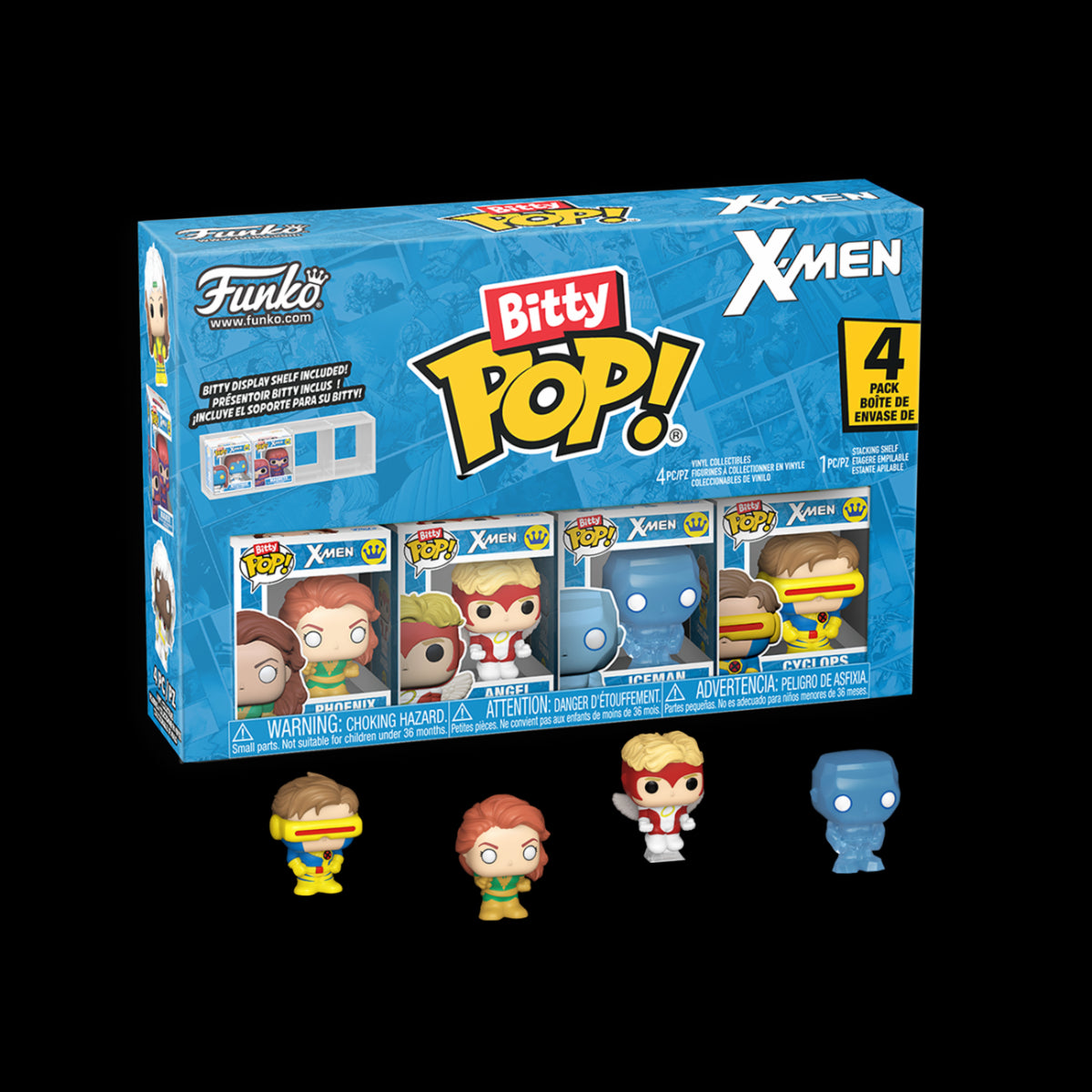 91391 - MARVEL: X-MEN - POP FUNKO BITTY VINYL FIGURE - JEAN GREY W/CHASE (4PK)