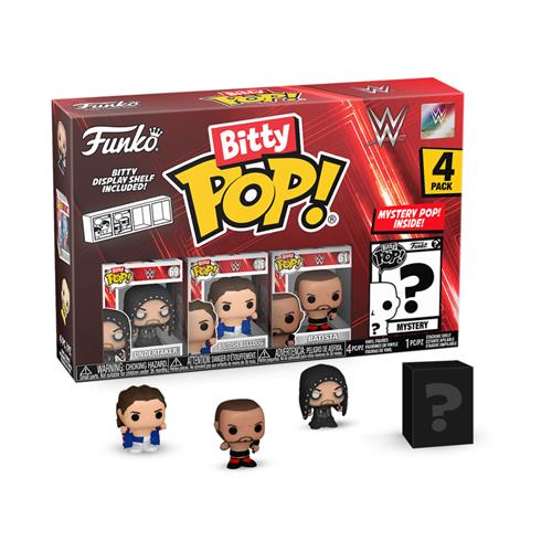75464 - WWE - FUNKO BITTY POP VINYL FIGURE - THE UNDERTAKER (4PK)