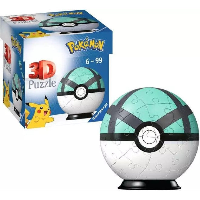 11581 - POKEMON - PUZZLEBALL 3D POKEBALL - NET BALL