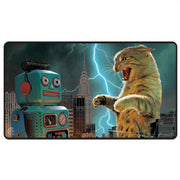 LE16995 - BLACK STITCHED PLAYMAT - CATZILLA