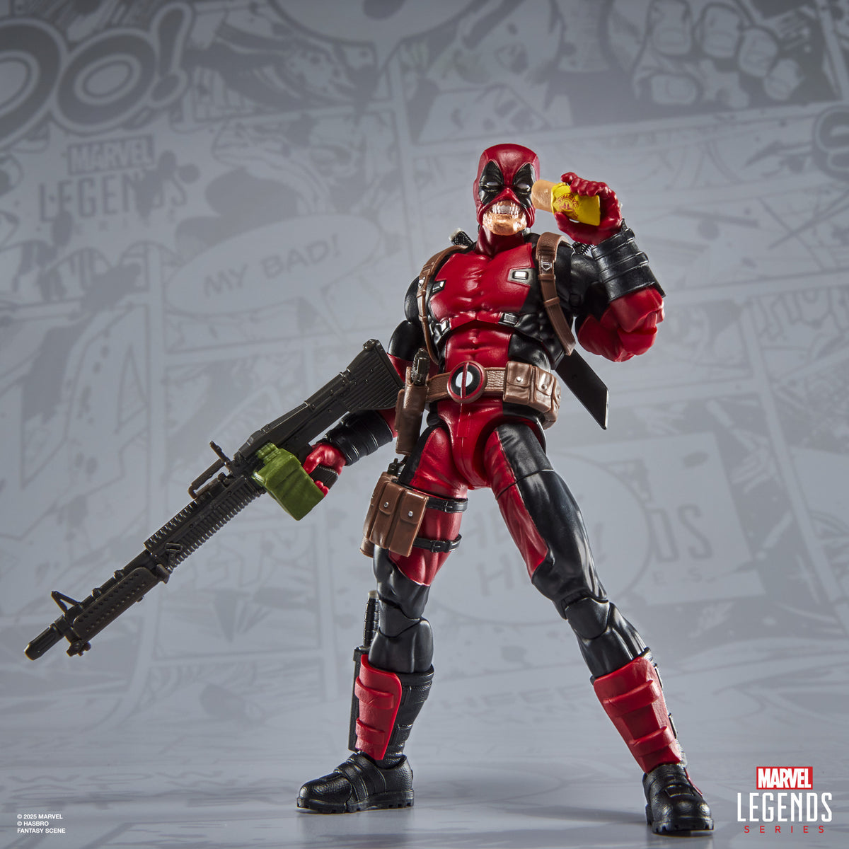 MARVEL CLASSIC - LEGENDS - MVL LEGENDS SOLID 10 - ULTIMATE DEADPOOL (MAXIMUM) - ACTION FIGURE 15CM