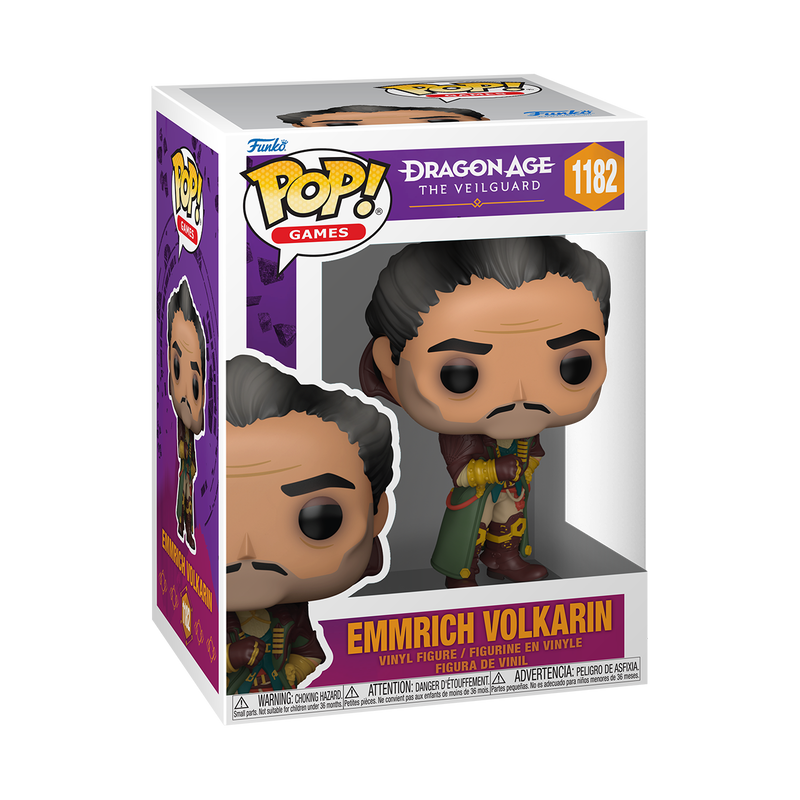 DRAGON AGE: THE VEILGUARD - POP FUNKO VINYL FIGURE 1182 EMMRICH VOLKARIN 9CM