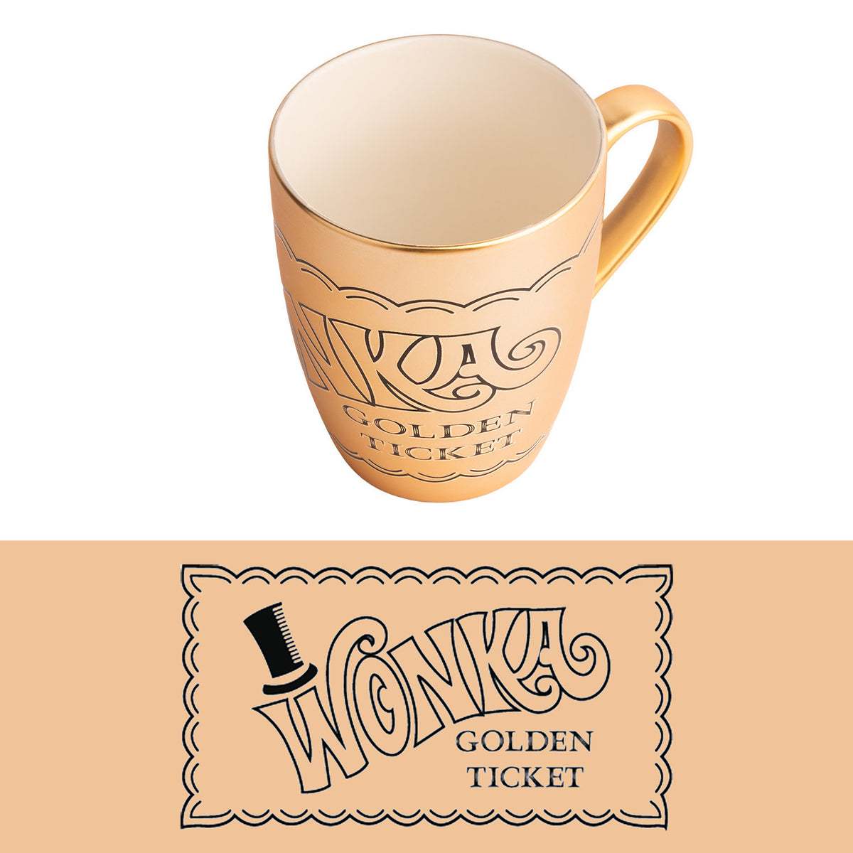 TAZ093 - WILLY WONKA - TAZZA GOLDEN TICKET
