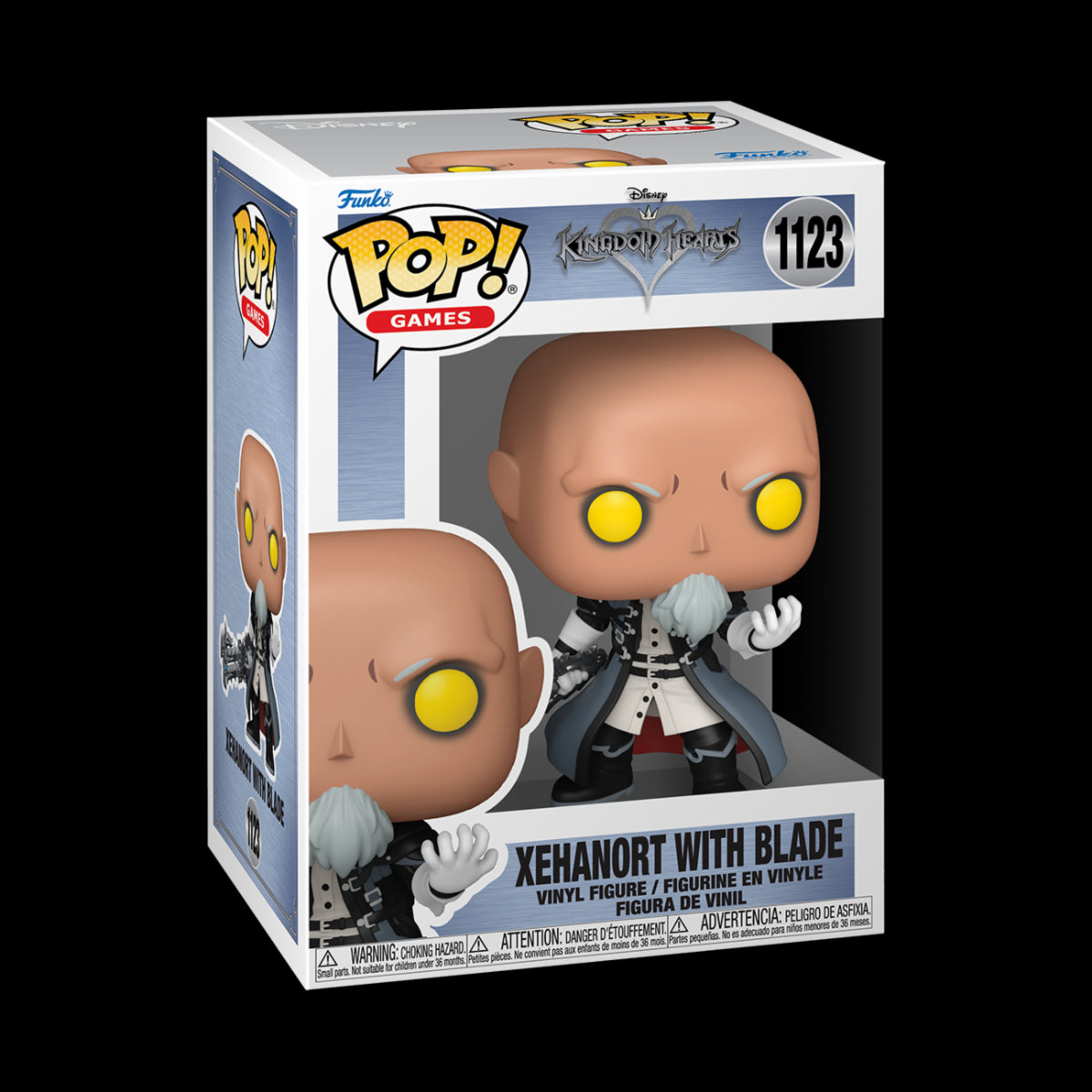 GAMING: KINGDOM HEARTS - POP FUNKO VINYL FIGURE 1123 XEHANORT WITHBLADE 9CM