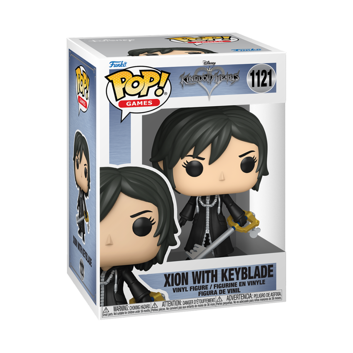 GAMING: KINGDOM HEARTS - POP FUNKO VINYL FIGURE 1121 XION WITH KEYBLADE 9CM
