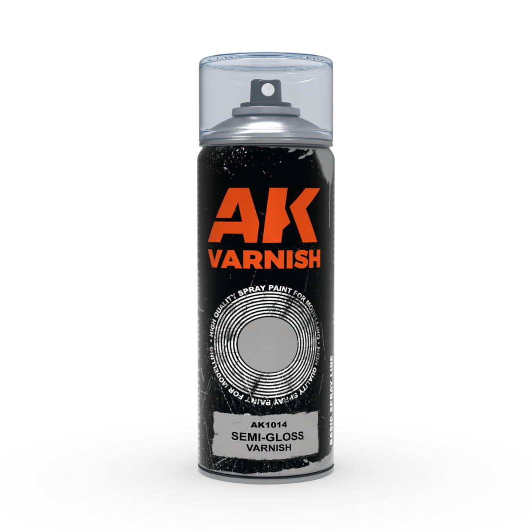 AK1014 - SPRAY - SEMI-GLOSS VARNISH - 400 ML