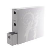 AT-33703 - PORTACARTE VERTICALE CON 3 CASSETTI - FORTRESS BIANCO