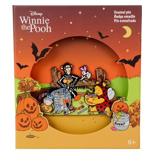 DISNEY - WINNIE THE POOH - COLLECTOR PIN - TRICK OR TREAT MOVING