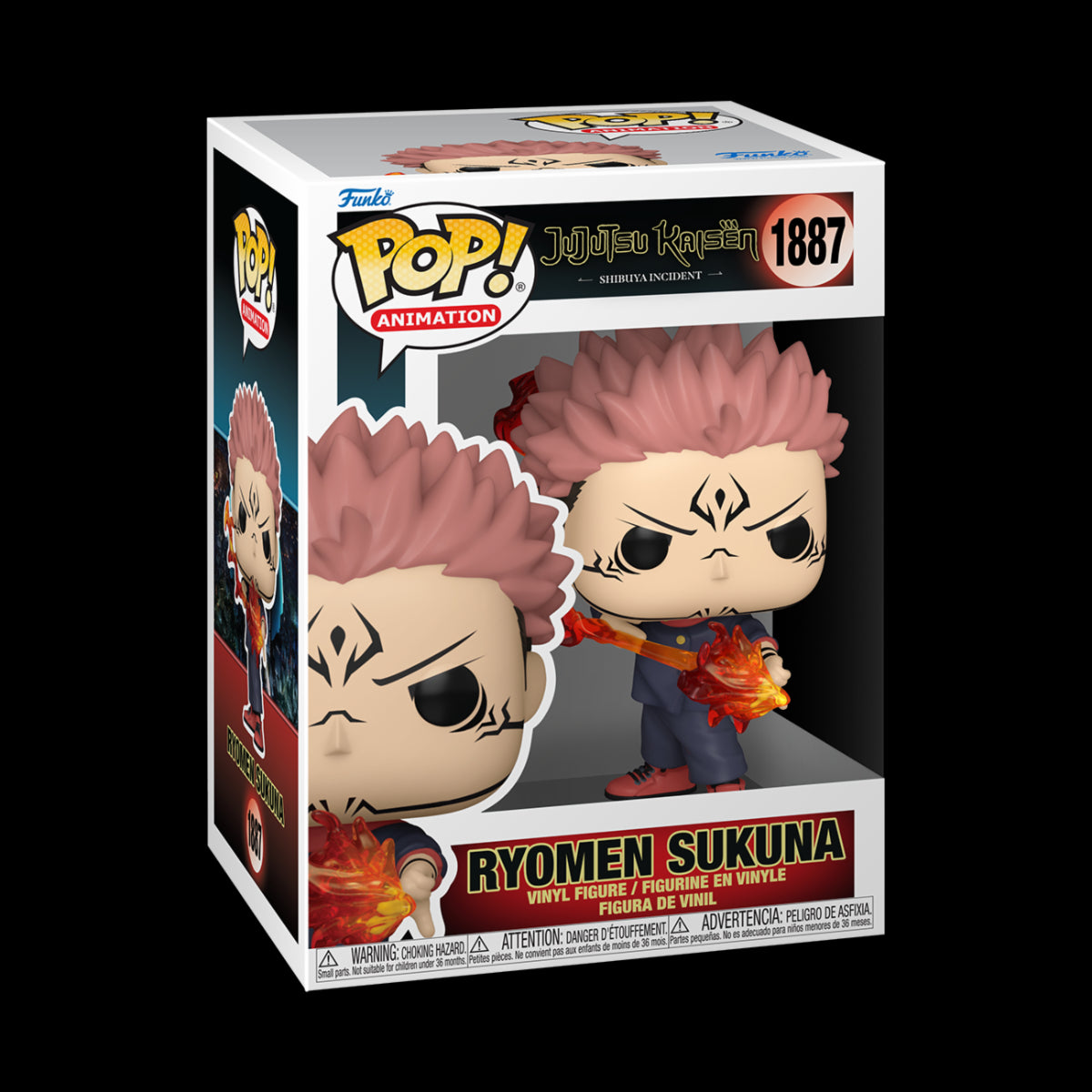 JUJUTSU KAISEN - POP FUNKO VINYL FIGURE 1887 SUKUNA (FIRE ARROW) 9CM