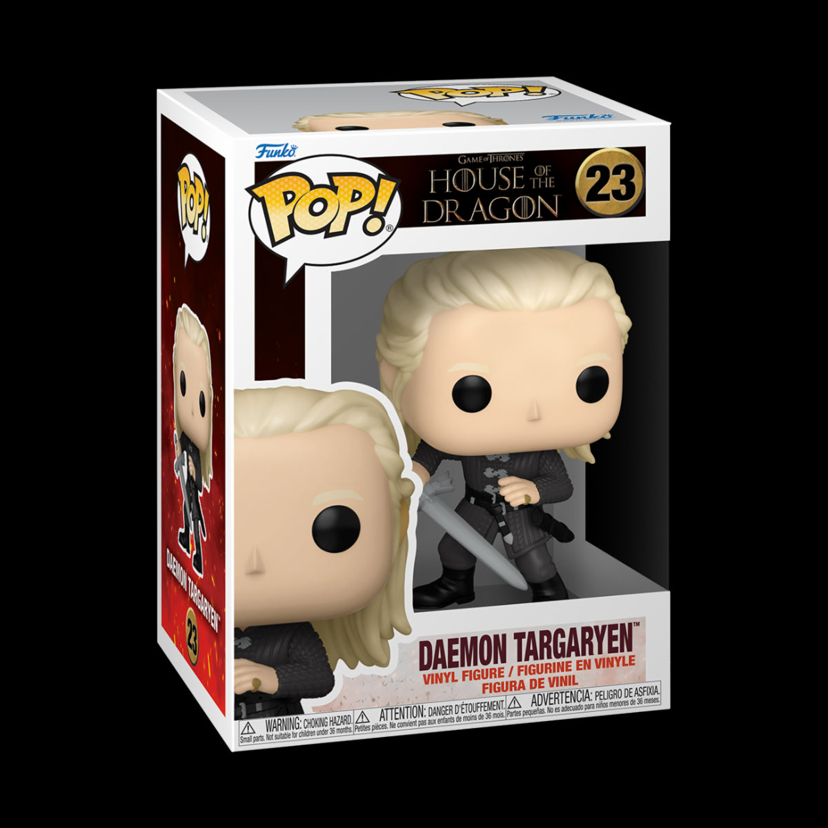 GAME OF THRONES: HOUSE OF THE DRAGON - POP FUNKO VINYL FIGURE 23 DEAMON TARGARYEN 9CM