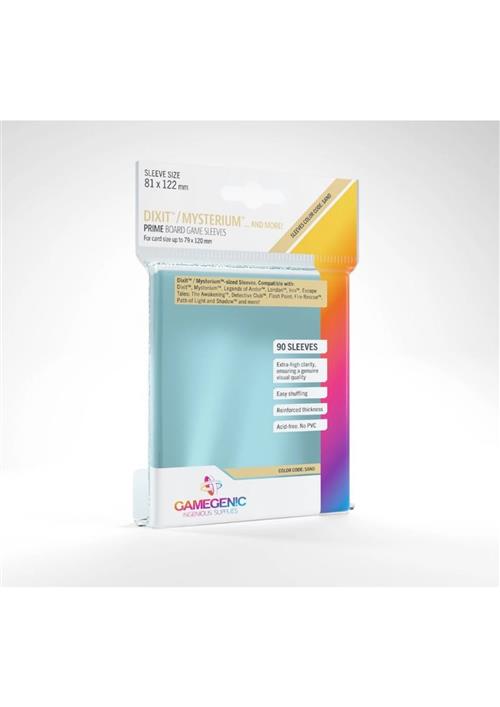 GGS10040ML - 90 DIXIT/MYSTERIUM BOARD GAME PRIME SLEEVES 81 X 122MM