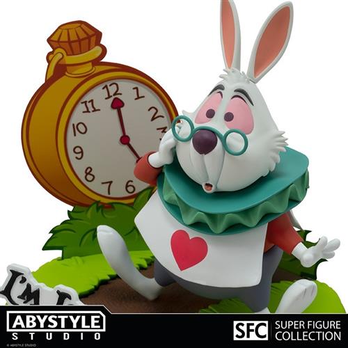 ABYFIG043 - DISNEY: ALICE IN WONDERLAND - SUPER FIGURE COLLECTION - WHITE RABBIT 10CM
