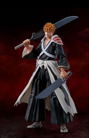 99154 - BLEACH - SH FIGUARTS - KUROSAI DUAL ZANGETSU - ACTION FIGURE 15CM