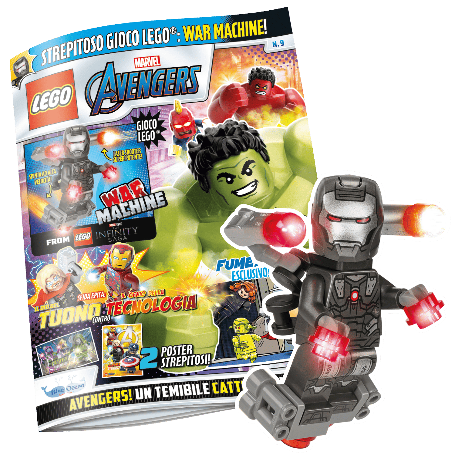 LEGO AVENGERS N.9 - WAR MACHINE