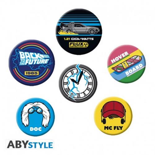 ABYACC538 - BACK TO THE FUTURE - BADGE PACK - SYMBOLS