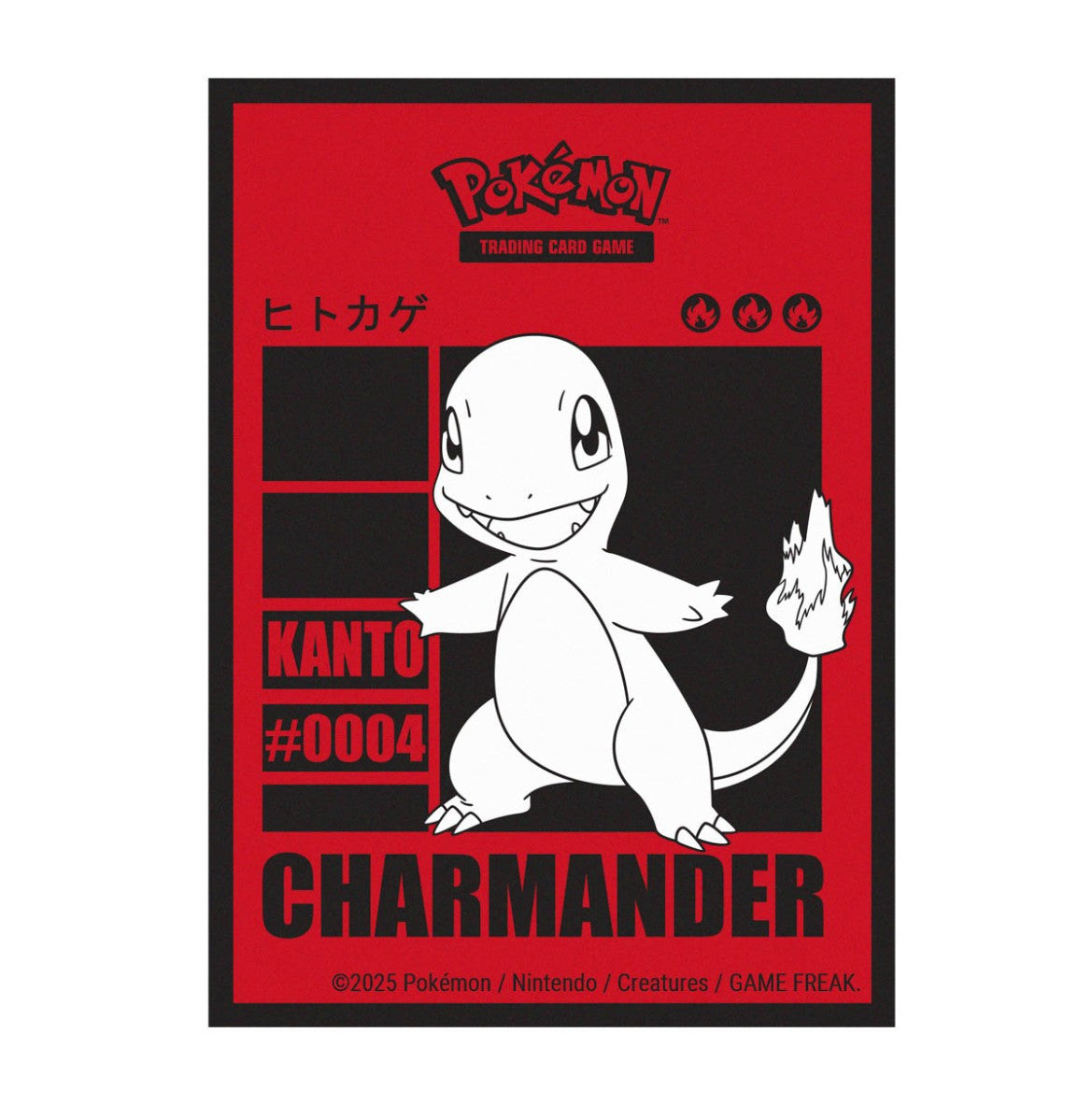 16591 - 65 DECK PROTECTOR SLEEVES - POKEMON - CHARMANDER