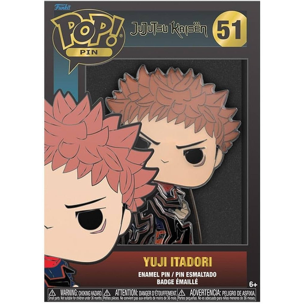 JUJUTSU KAISEN - POP LARGE PIN ENAMEL - YUJI ITADORI W/CHASE - REGULAR