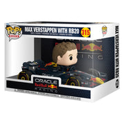 RACING: RED BULL - POP FUNKO RIDE SUPER DELUXE VINYL FIGURE 315 MAX VERSTAPPEN WITH RB20 15CM