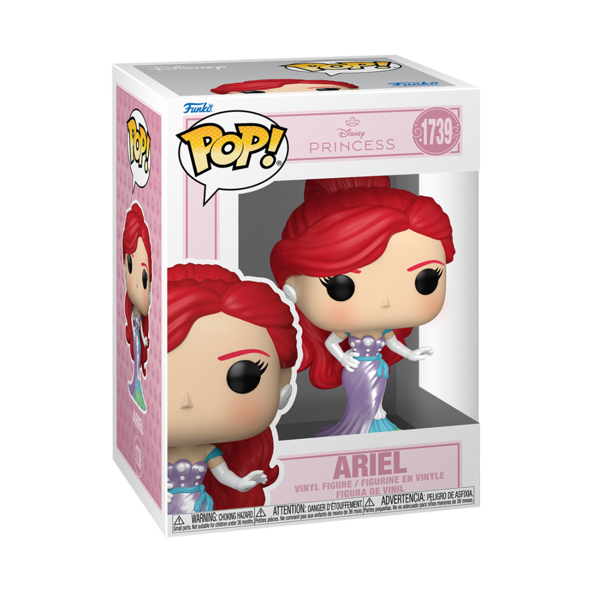 DISNEY PRINCESS GRAND ENTRANCES - POP FUNKO VINYL FIGURE 1739 ARIEL 9CM