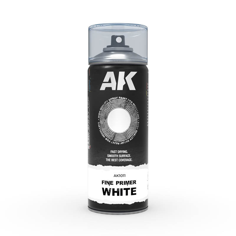 AK1011 - SPRAY - FINE PRIMER WHITE - 400 ML