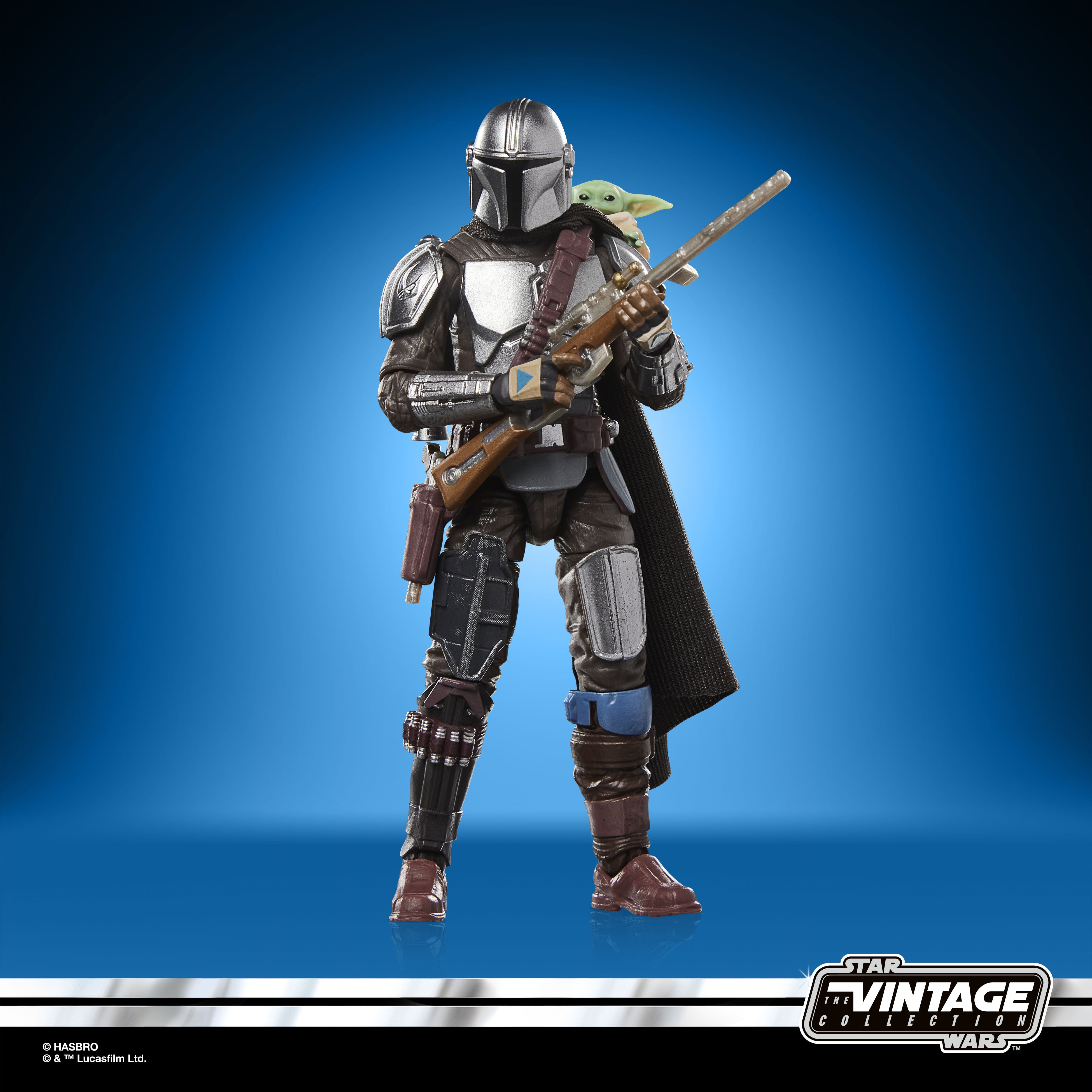 STAR WARS - THE VINTAGE COLLECTION - MANDALORIAN E GROGU - ACTION FIGURE 15CM
