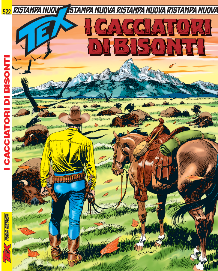 TEX NUOVA RISTAMPA 522 - I CACCIATORI DI BISONTI