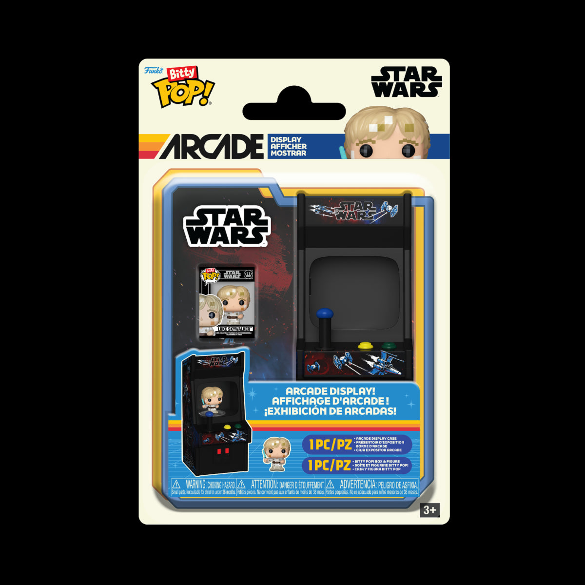 85545 - STAR WARS: 8-BIT- POP FUNKO BITTY ARCADE VINYL FIGURE - LUKE