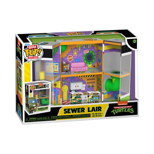85537 - TEENAGE MUTANT NINJA TURTLES - POP FUNKO BITTY BOX VINYL FIGURE - SEWER HOME