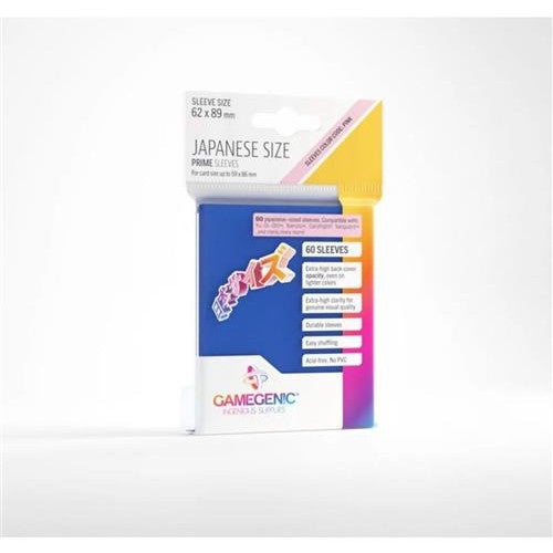 GGS10117ML - 60 JAPANESE SIZE PRIME SLEEVES - BLUE