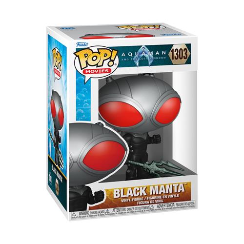 DC COMICS: AQUAMAN 2 - POP FUNKO VINYL FIGURE 1303 BLACK MANTA 9CM