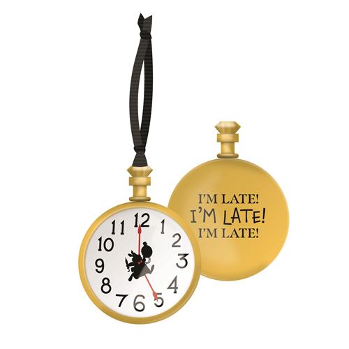 DECDC93 - ALICE IN WONDERLAND - DECORATION - GOLD WATCH