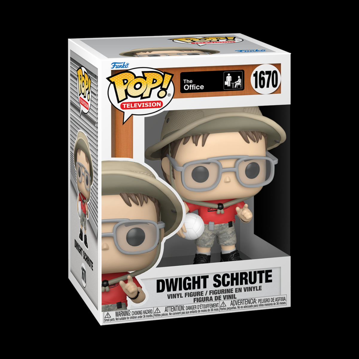 THE OFFICE - POP FUNKO VINYL FIGURE 1670 DWIGHT SCHRUTE 9CM
