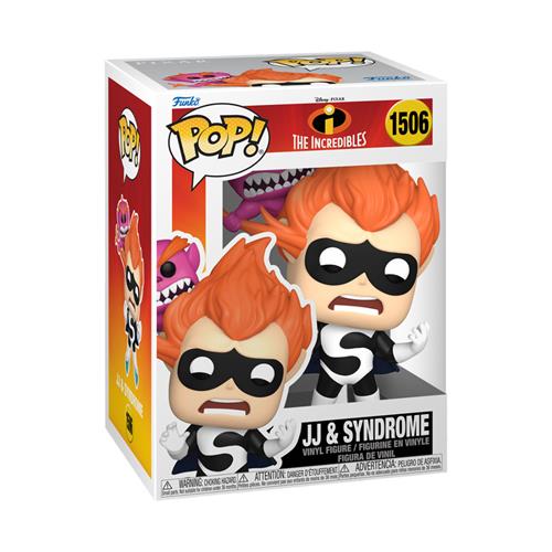 THE INCREDIBLES: 20TH ANNIVERSARY - POP FUNKO VINYL FIGURE 1506 JACK JACK & SYNDOME 9CM