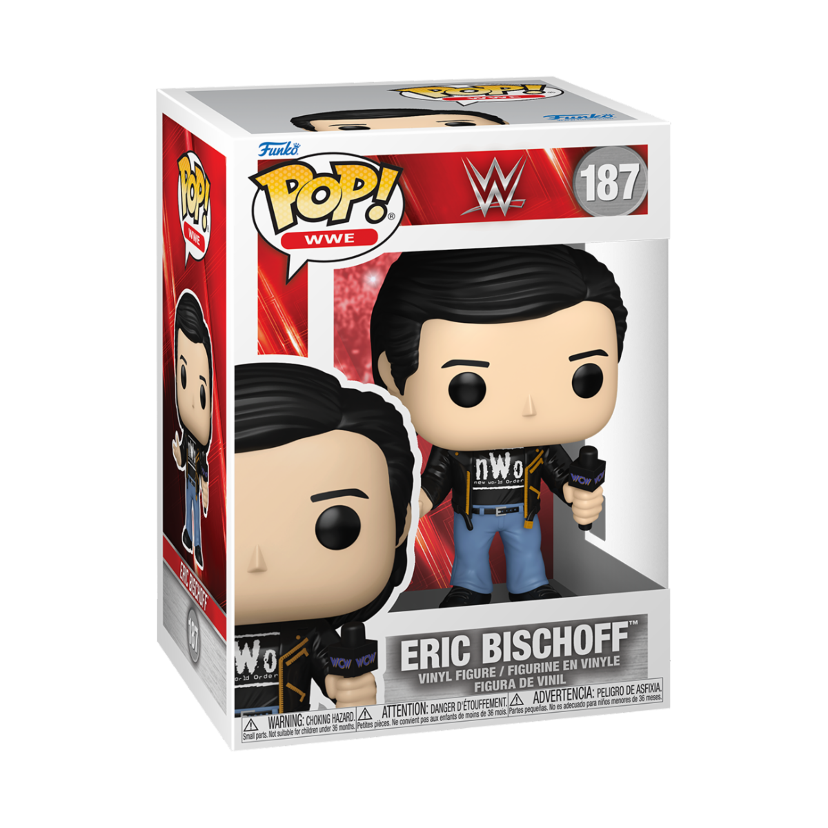 WWE - POP FUNKO VINYL FIGURE 187 ERIC BISCHOFF (WCW) 9CM