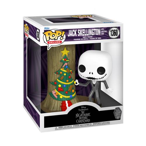 DISNEY - NIGHTMARE BEFORE CHRISTMAS: 30TH ANNIVERSARY - POP FUNKO DELUXE VINYL FIGURE 1360 JACK W/C. TOWN DOOR