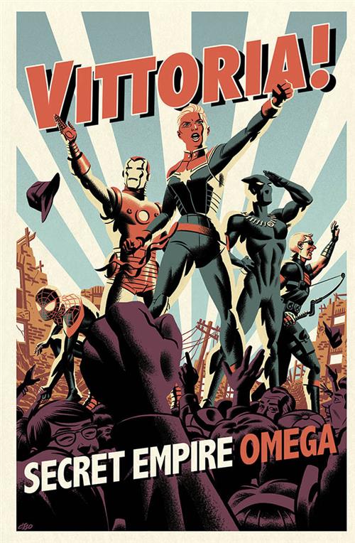 MARVEL MINISERIE 199 - SECRET EMPIRE OMEGA - VARIANT FX