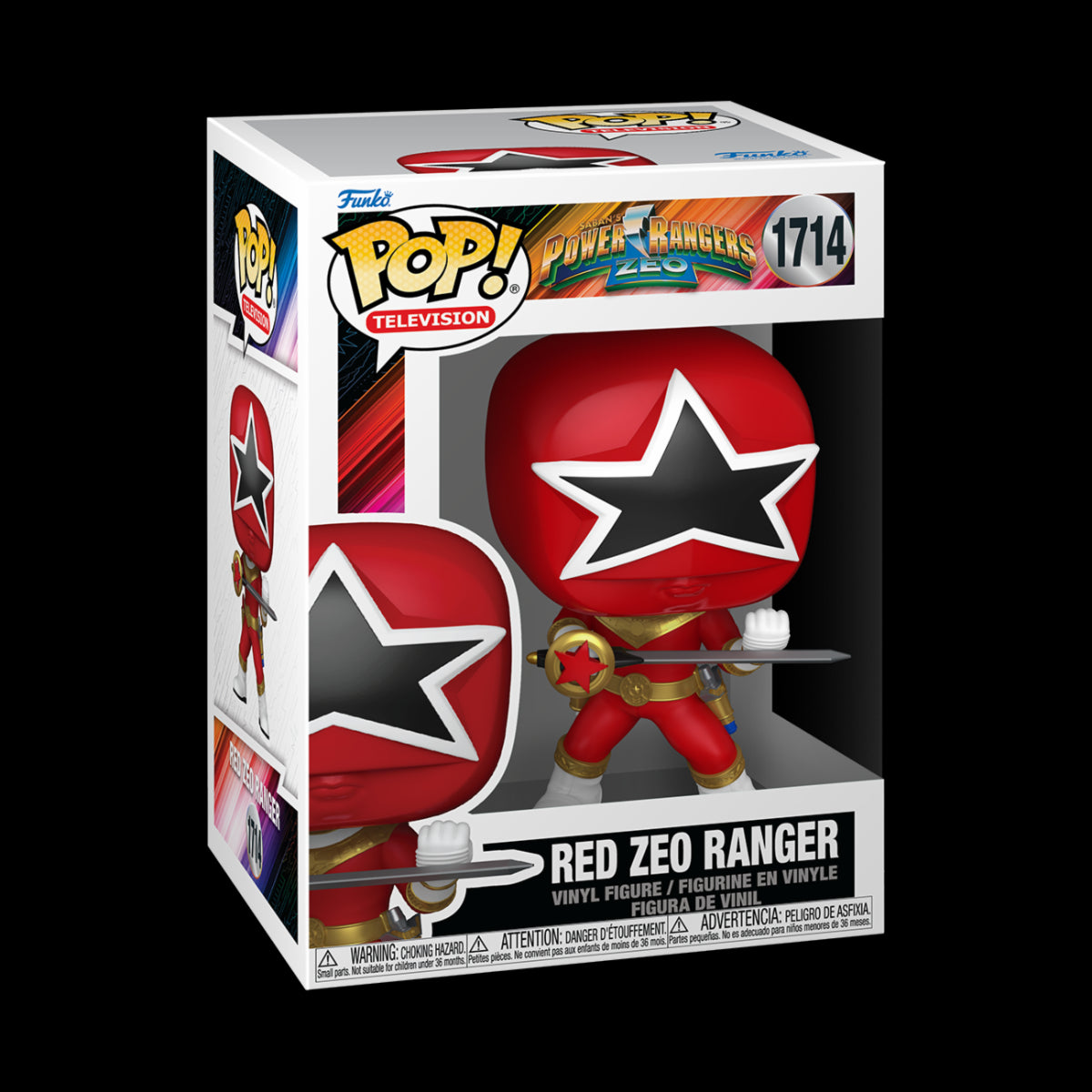 POWER RANGERS GENERATION - POP FUNKO VINYL FIGURE 1714 RED ZEO RANGER 9CM