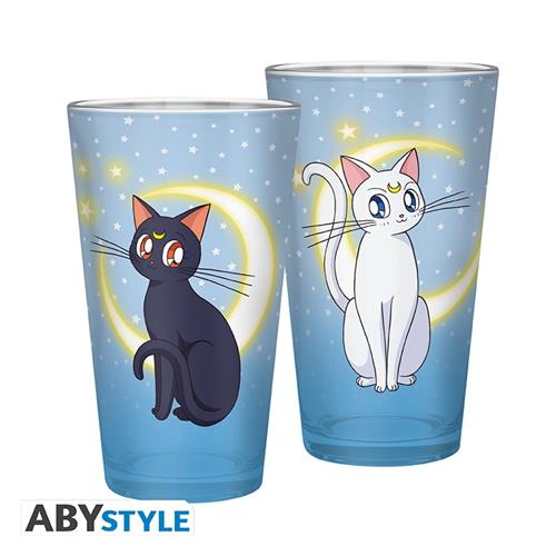 ABYVER204 - SAILOR MOON - BICCHIERE 400ML - LUNA & ARTEMIS