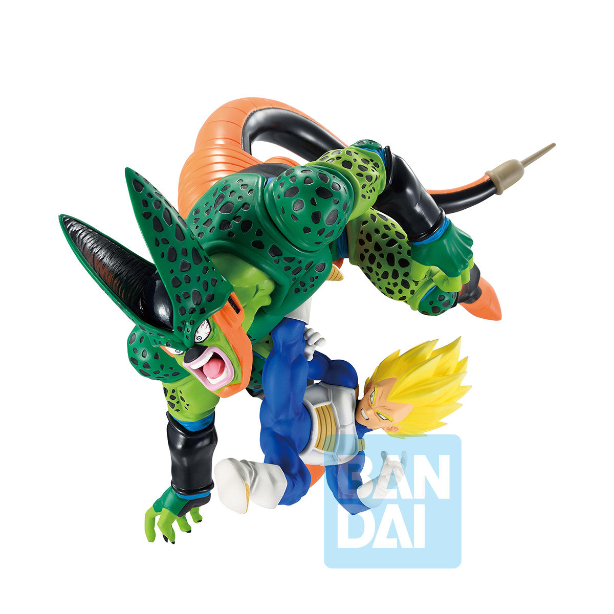 68468 - DRAGON BALL Z - ICHIBANSHO FIGURE FROM ICHIBAN KUJI - DRAGON HISTORY II - VEGETA VS CELL - STATUA 17CM