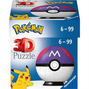 11564 8 - POKEMON - PUZZLEBALL 3D POKEBALL - MASTERBALL