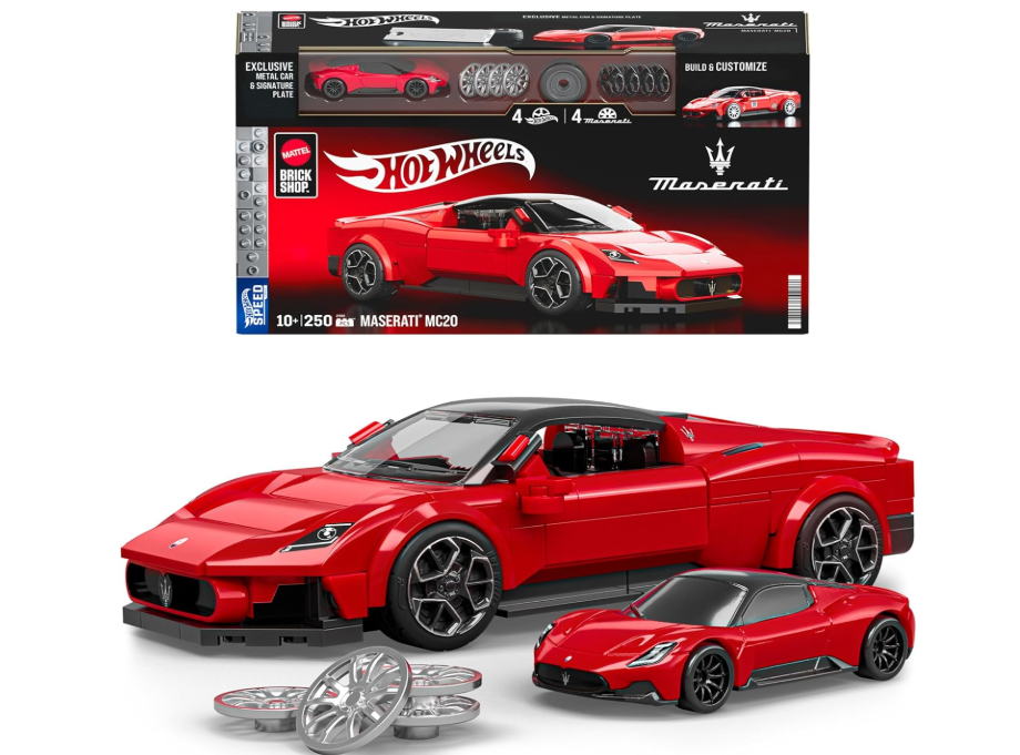 JFR90 - BRICK SHOP X HOT WHEELS - MASERATI MC20 - SET DA COSTRUIRE