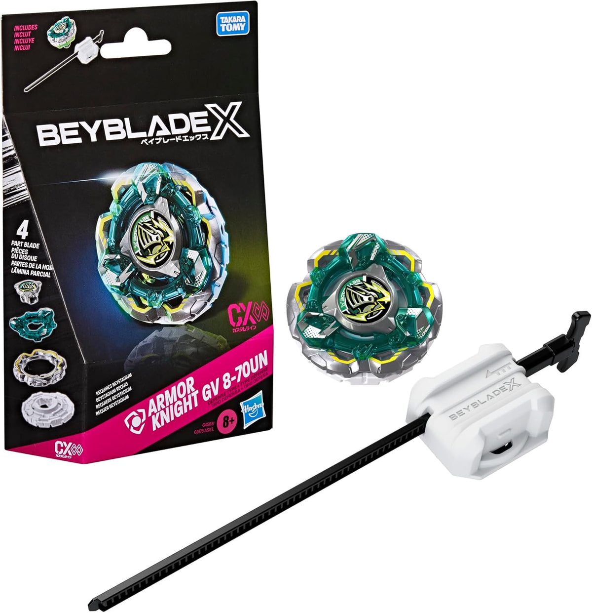 BEYBLADE-X - STARTER PACK - ARMOR KINGHT GV 8-70UN