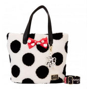DISNEY - MINNIE ROCKS - BORSA A TRACOLLA - THE DOTS SHERPA TOTE BAG STYLE