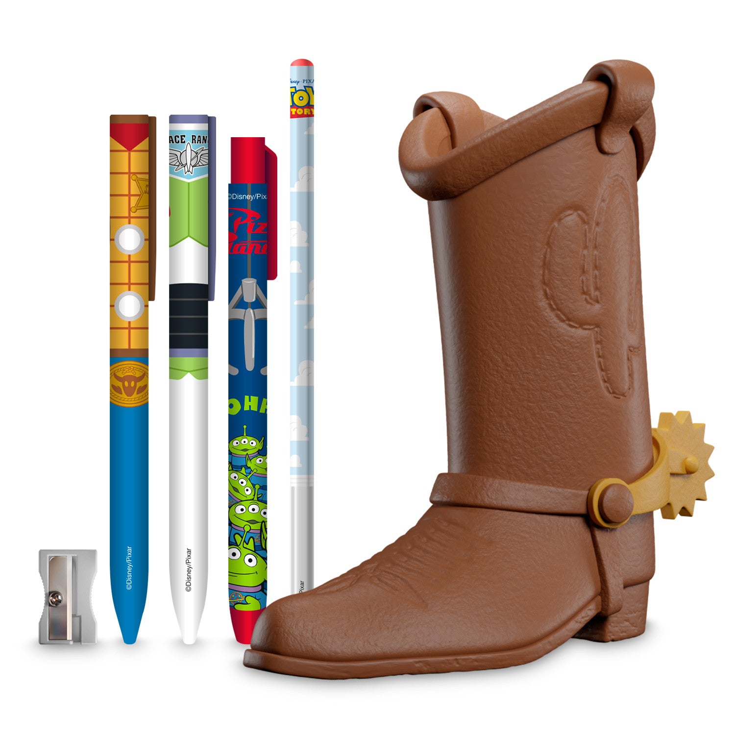 LAPSDE02 - DISNEY: TOY STORY - PORTAPENNE - BOTA WOODY