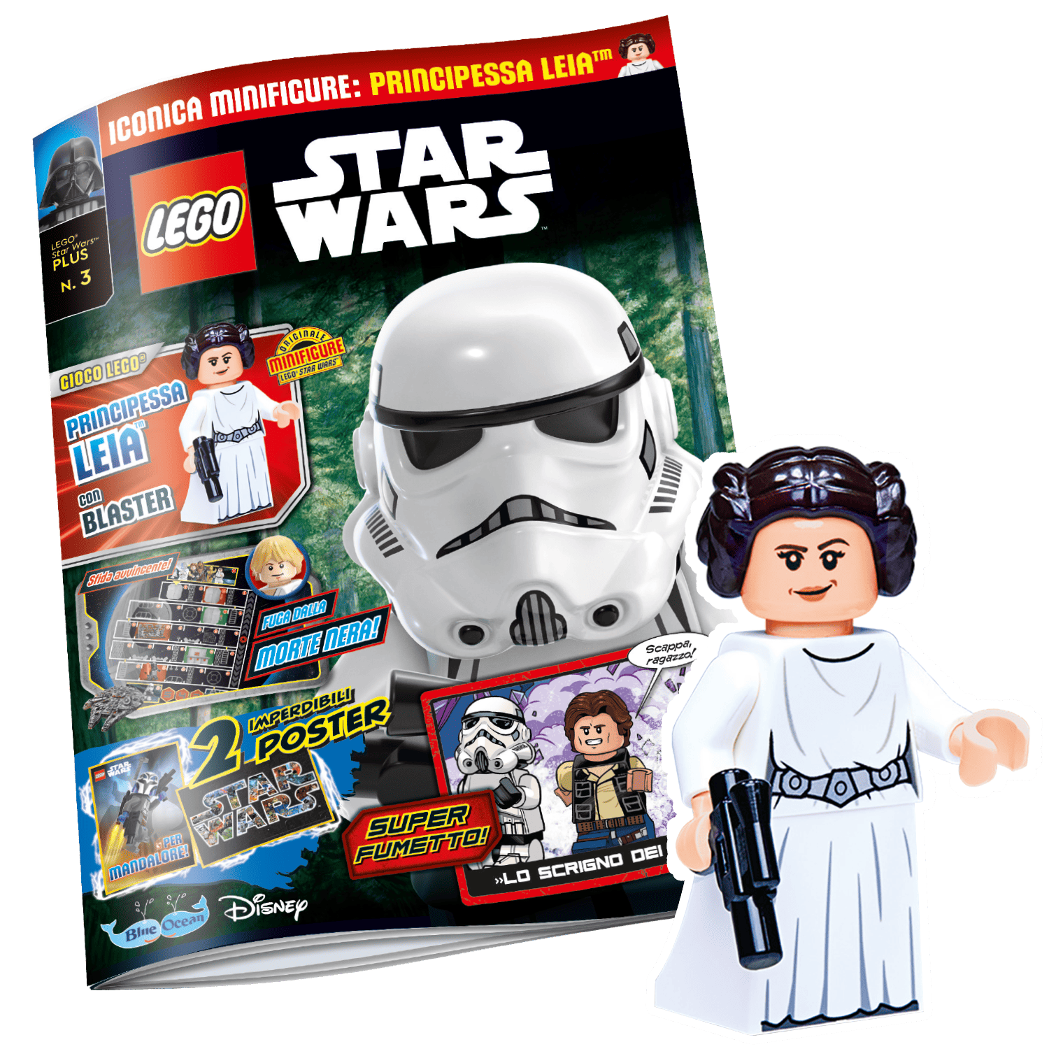 LEGO STAR WARS PLUS N.3 - PRINCIPESSA LEIA